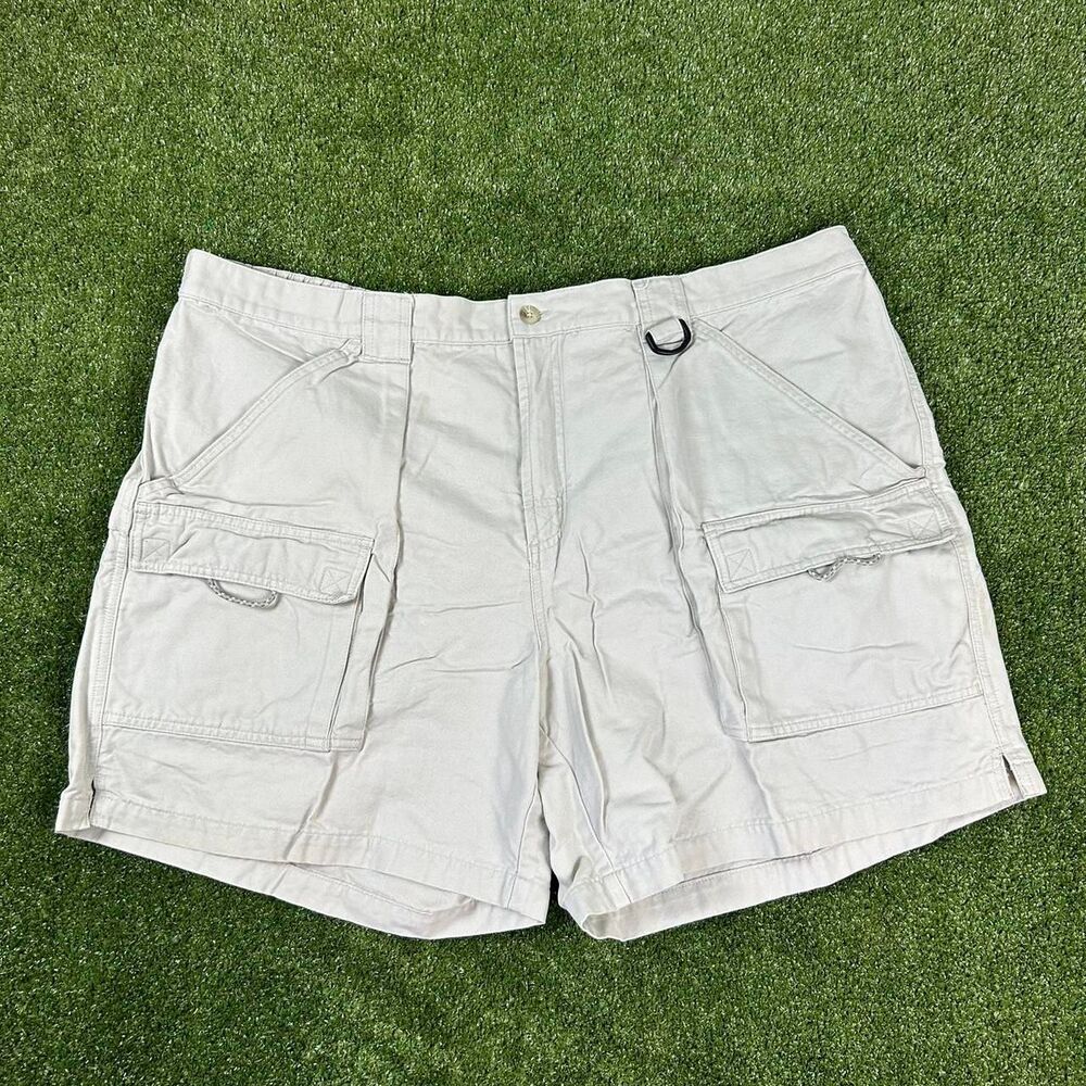 Columbia-sportswear Men's White and Cream Shorts
